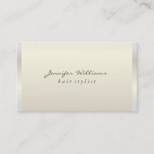 Modern Metallic Lux Business Card
