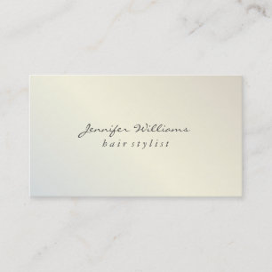 Modern Metallic Lux Business Card