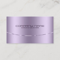 Modern Metallic Purple Design Stainless Steel Look