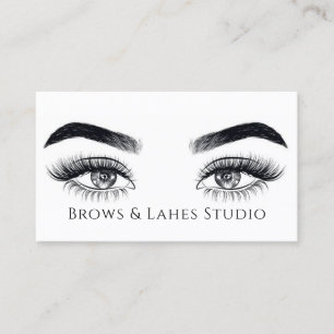 Modern Microblading , Eyebrows,  Permanent Makeup Business Card