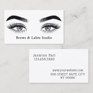 Modern Microblading , Eyebrows,  Permanent Makeup  Business Card