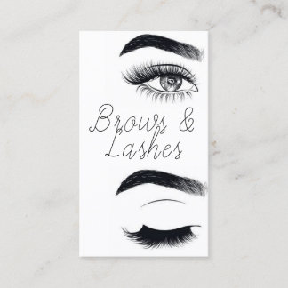 Modern Microblading , Eyebrows, Permanent Makeup Business Card