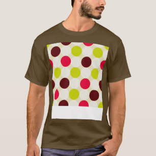 Modern Mid Century Minimalism Polka Dots Pattern T-Shirt