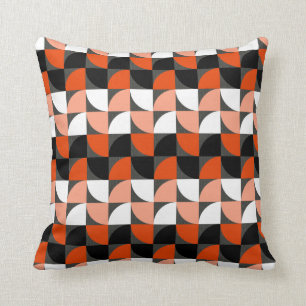 Modern Mid Century Retro Pattern Cushion