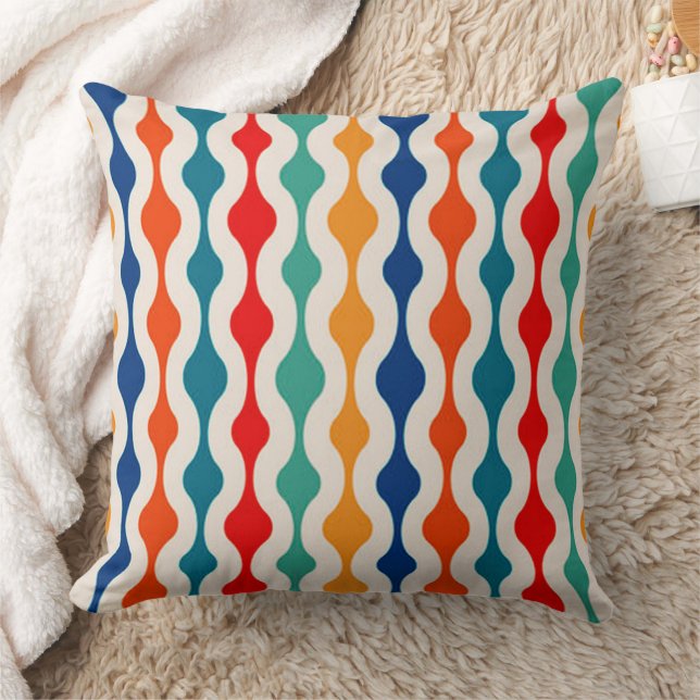 Modern Mid Century Style Cushion/ Pillow Throw (Blanket)