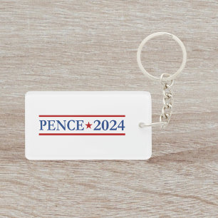 Modern Mike Pence 2024 US President Key Ring