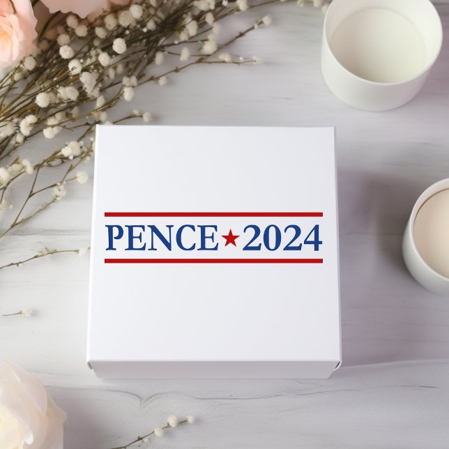 Modern Mike Pence 2024 US President Rectangular Sticker (Creator Uploaded)
