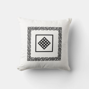 Modern Mindfulness Pillow   Tibetan Minimalist Aes