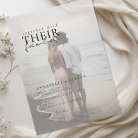 Modern, Minimal, 1 Photo, Wedding 