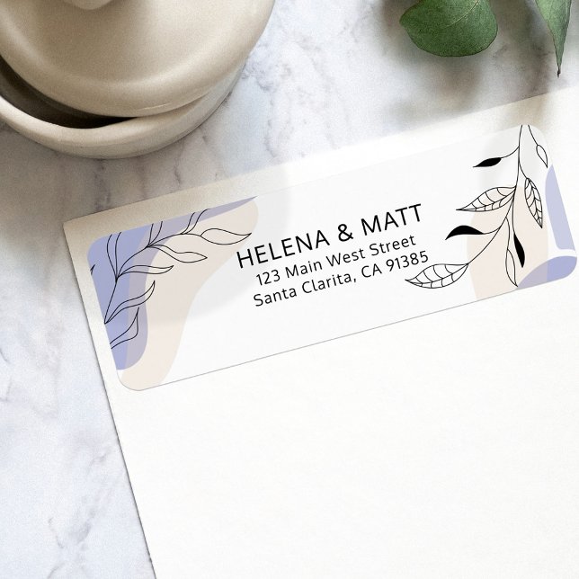Modern Minimal Abstract Botanical Line Art Wedding (Creator Uploaded)