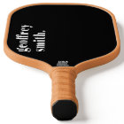 Modern Minimal All Black Custom Name