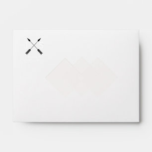 Modern & Minimal Arrow Custom Address Wedding Envelopes