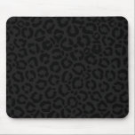 Modern Minimal Black Leopard Print Mouse Mat<br><div class="desc">This modern and minimal design is perfect for the stylish and trendy woman. It features a charcoal black and dark black leopard cheetah animal print pattern. It's cool, unique, contemporary, and fashionable. ***IMPORTANT DESIGN NOTE: For any custom design request such as matching products, colour changes, placement changes, or any other...</div>