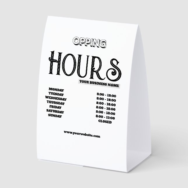 Modern Minimal Black Logo Business Opening (Front)