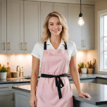 Modern Minimal Blush Pink Apron<br><div class="desc">Simple modern minimal blush pink apron.</div>