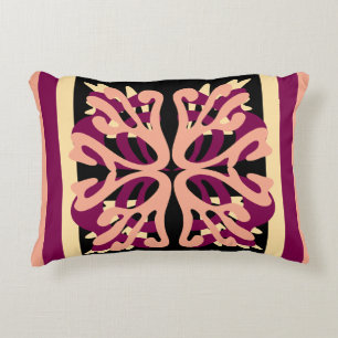 Modern Minimal Bold Art hearts Decorative Cushion