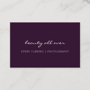 Modern Minimal business card