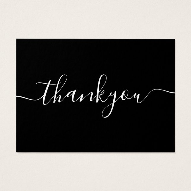 Modern Minimal Business Thank You For Order Insert (Front)