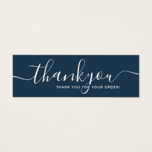 Modern Minimal Business Thank You For Order Insert