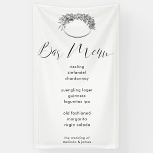 Modern Minimal Calligraphy Your Own Wedding Logo Banner