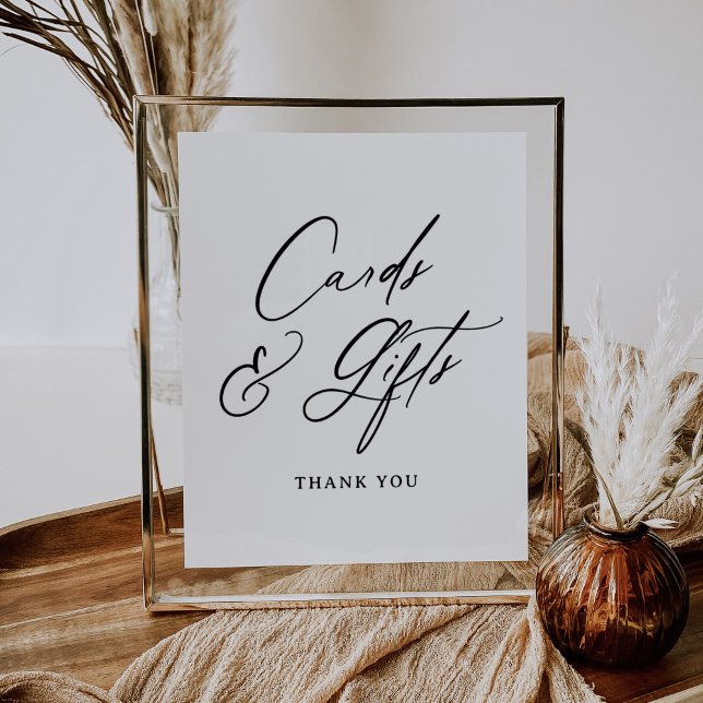 Modern Minimal Cards and Gifts Sign (Creator Uploaded)