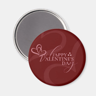 Modern Minimal Chic Music Player Valentine's Day Magnet