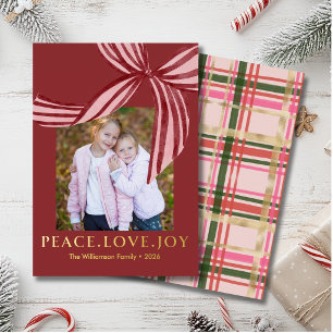 Modern Minimal Christmas Foil Holiday Card