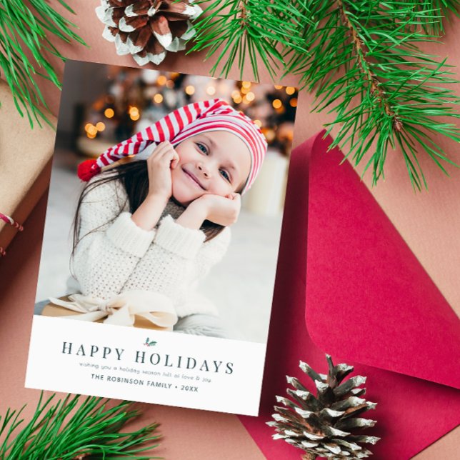 modern minimal christmas holiday card (Creator Uploaded)