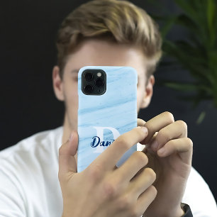 Modern Minimal Classic Elegant Monogram iPhone 15 Pro Max Case