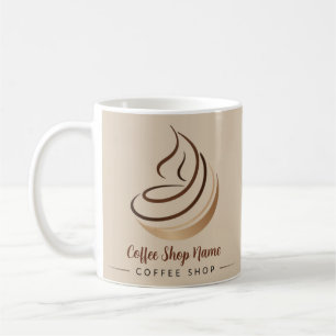 Modern Minimal Coffee Shop professional  shop Mug