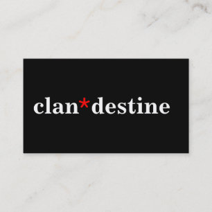 Modern Minimal Colours Business Card