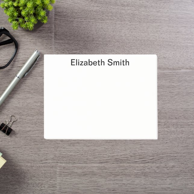 Modern Minimal Custom Name Post-it Notes (Creator Uploaded)
