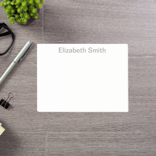 Modern Minimal Custom Name Post-it Notes (Creator Uploaded)