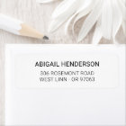Modern Minimal Design Basic 10 | Return Address