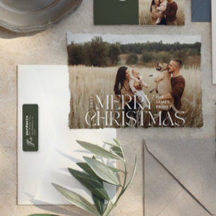 Modern minimal elegant typography family green