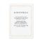 Modern Minimal | Faux Gold Border Guest Details