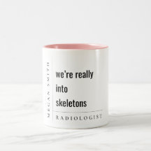 Modern Minimal Funny Motivational Radiologist Gift