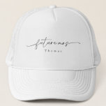 Modern Minimal Future Mrs. Trucker Hat<br><div class="desc">This is a modern minimalist future mrs. trucker hat. Edit most wording and all colours to make this minimal future mrs. shirt fit your event needs and personal style. Just select "edit using design tool" on toolbar :)</div>