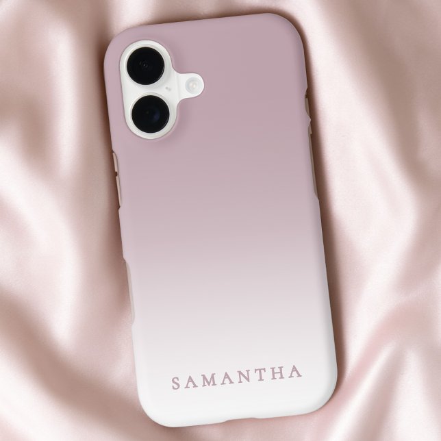 Modern Minimal Gradient Feminine Personalized Name (Modern Minimal Gradient Feminine Personalized Name Case-Mate iPhone Case)