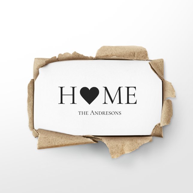 Modern Minimal Home Family Personalised Gift Business Card (Creator Uploaded)