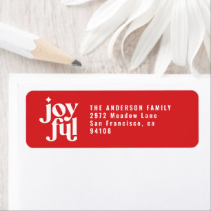 modern minimal joyful christmas holiday