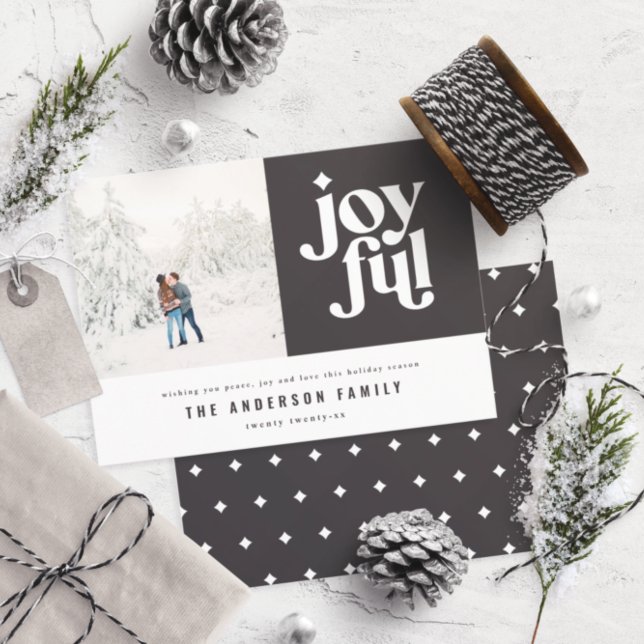 Modern minimal joyful typography photo holiday (Creator Uploaded)