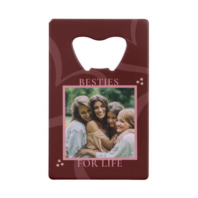 Modern Minimal Maroon Chic Typography Galentine's (Front)