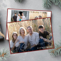 Modern minimal Merry Christmas script 3 photo