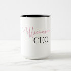 Modern Minimal Millionaire CEO | Pink And Black 