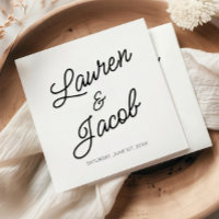 Modern Minimal Minimalist Black and White Wedding