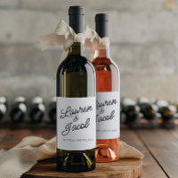 Modern Minimal Minimalist Black White Wedding