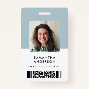 Modern Minimal Name ID Card Conference Office ID Badge
