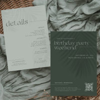 Modern Minimal Palms | Birthday Weekend