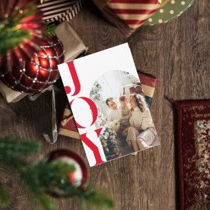 Modern Minimal Photo Arch Joy Invitation